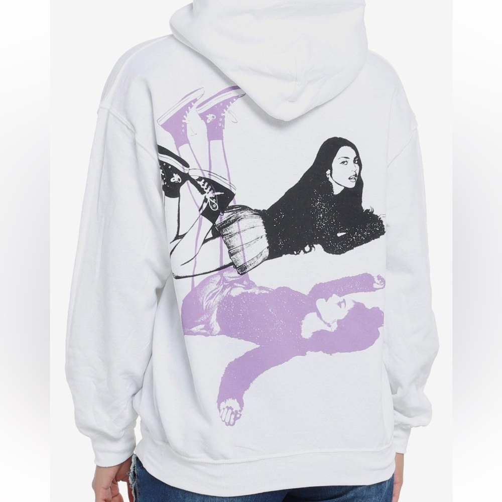 Olivia Rodrigo Laying Down Portrait Hoodie Hot Topic Guts Sour